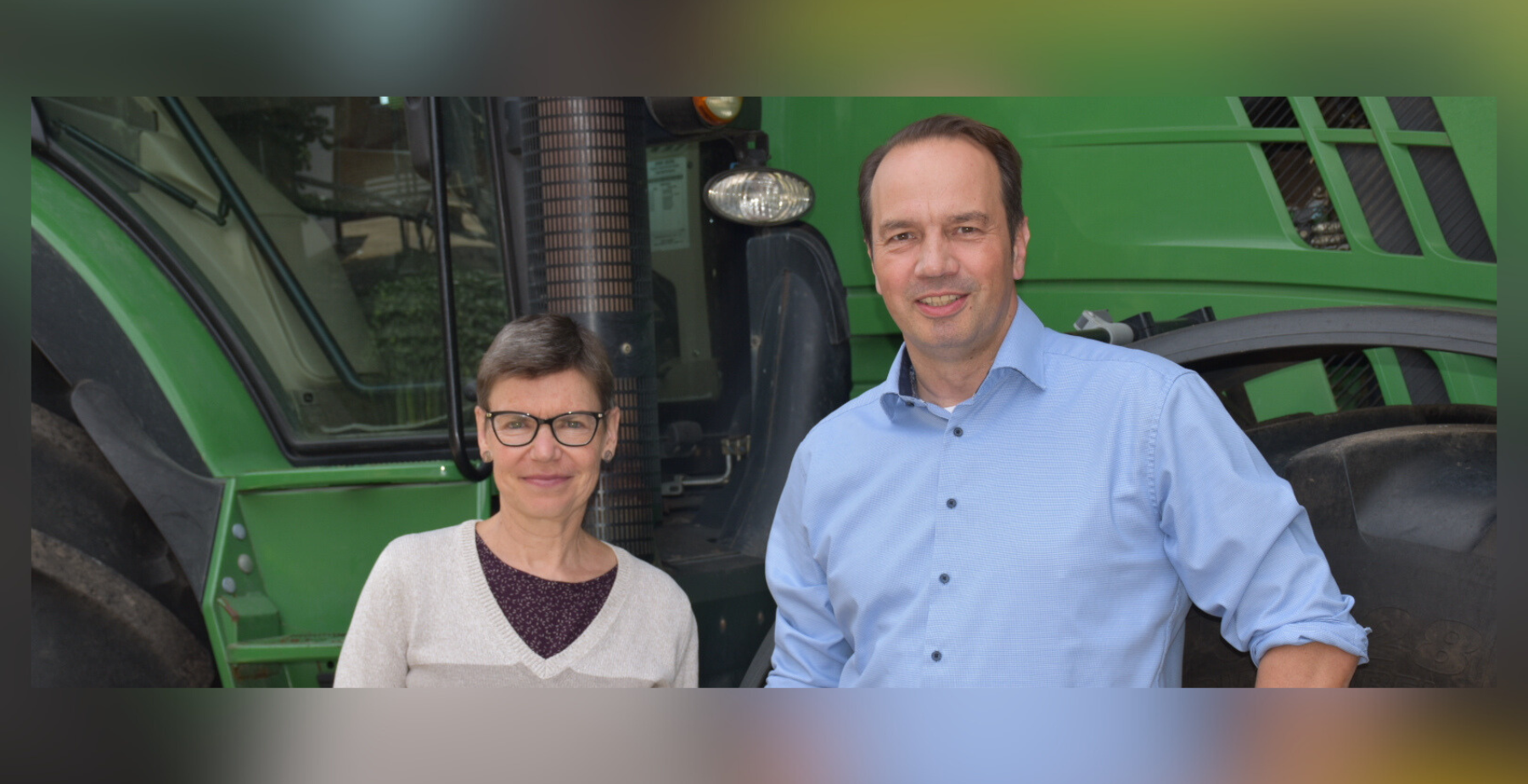 Pastorin Cornelia Möller und Landwirt Jörn Ehlers